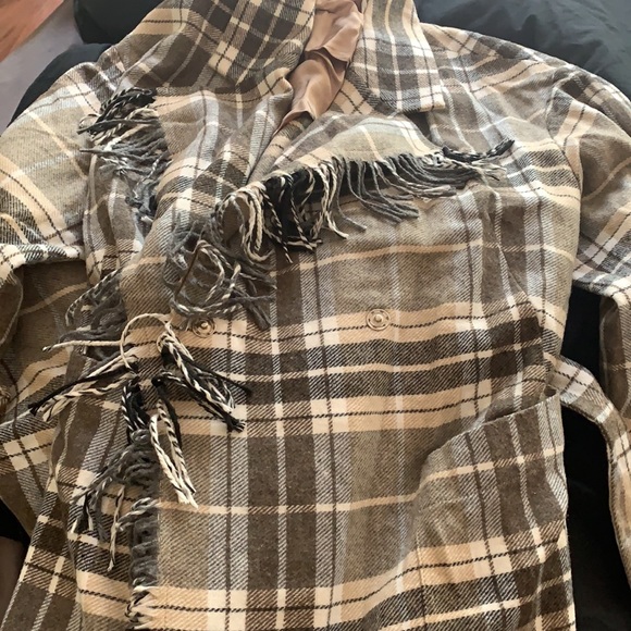 Wool Fringe Coat - Picture 6 of 6